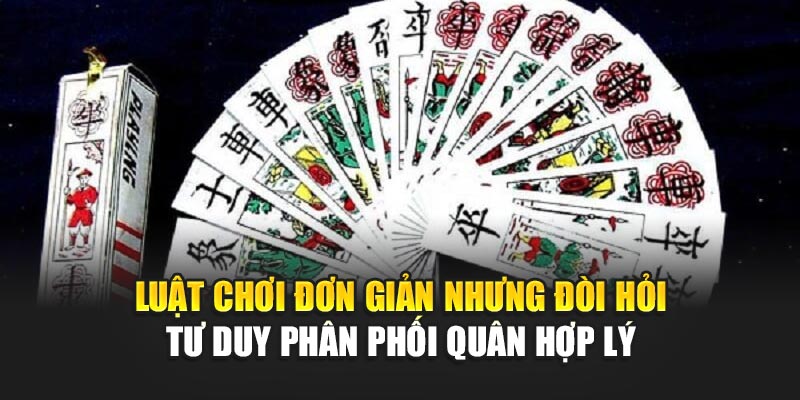 Luật chơi đơn giản nhưng đòi hỏi tư duy phân phối quân hợp lý